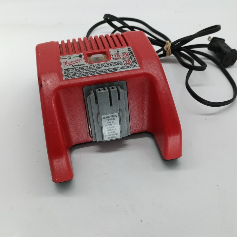 Milwaukee 48-59-2818 Li-Ion NiCd 18V 28V Multi-Voltage Battery Charger a8